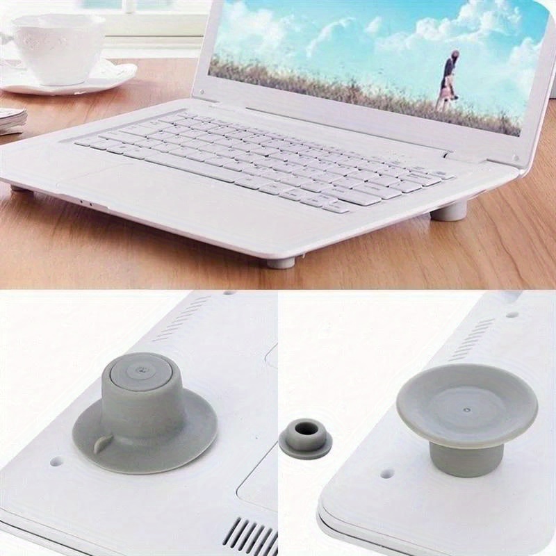 Tablet Lap Desk - 4Pcs Portable Laptop Cooling Pad Non-Slip