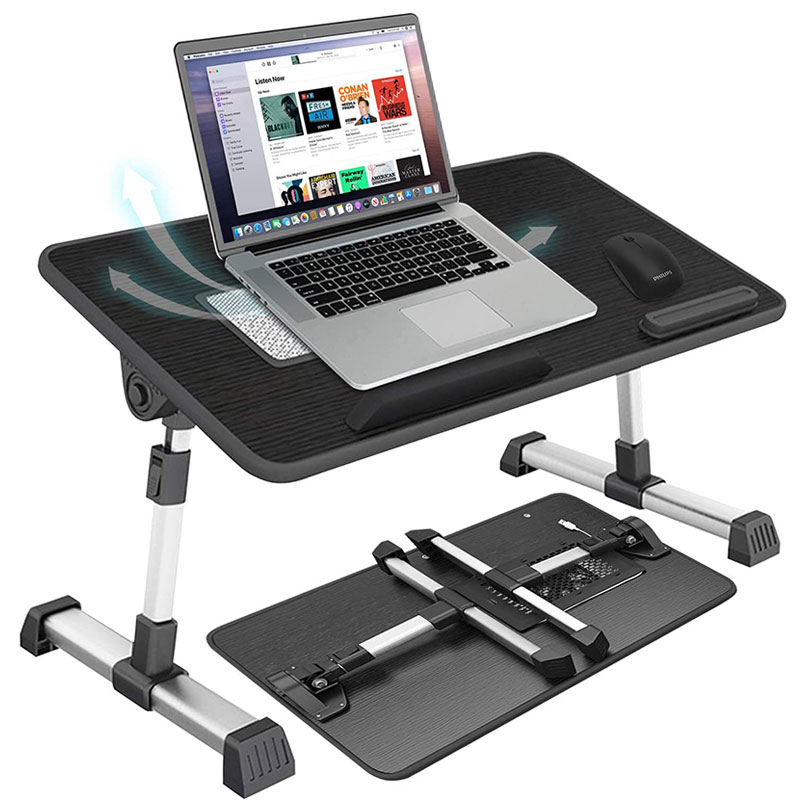 Tablet Lap Desk - Portable Bed Folding Laptop Stand Desk,