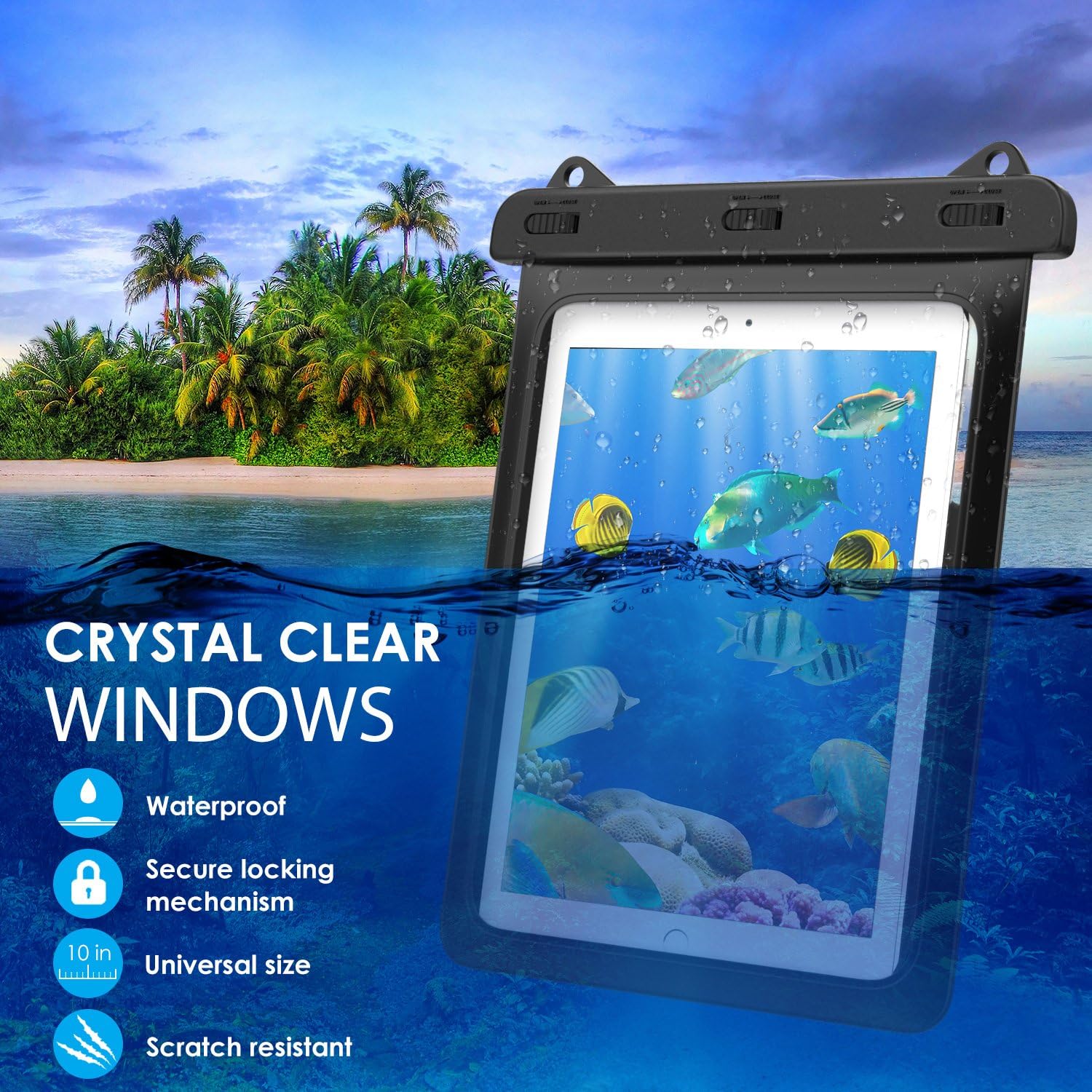 MoKo Waterproof Tablet Case Ta – обзор и цена Vortex Tablet Accessories