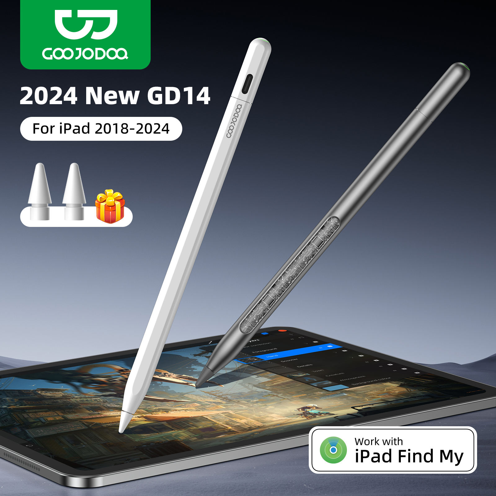 GOOJODOQ GD14 Stylus Pen For A – обзор и цена Tablet Accessories Kids