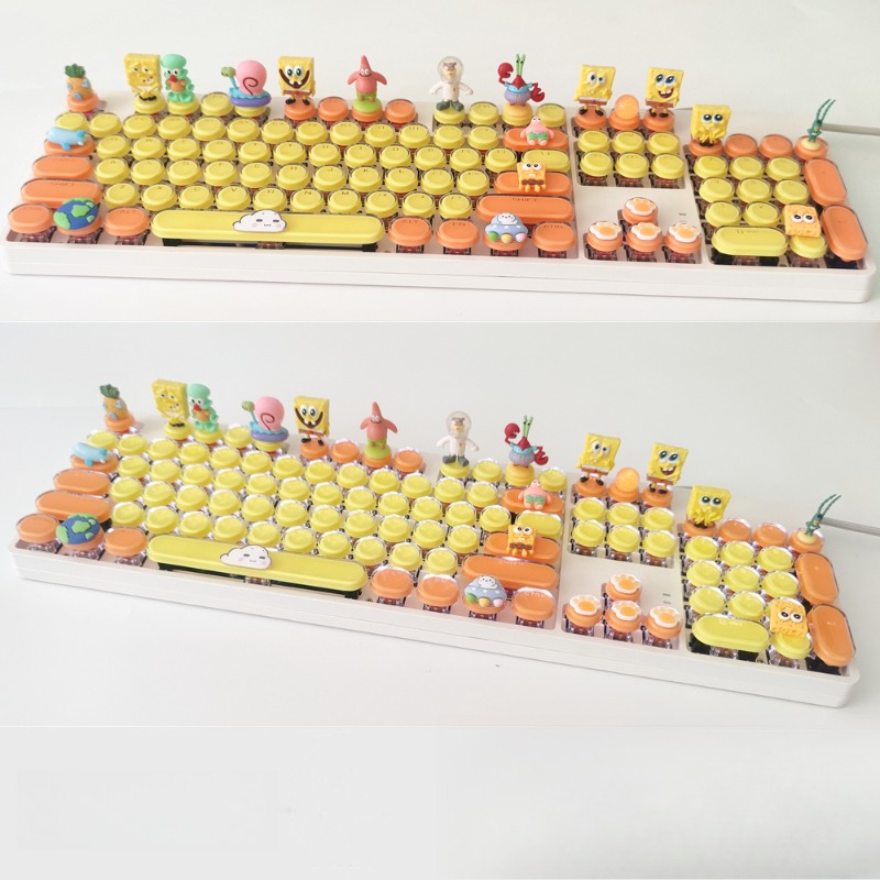 Retro SpongeBo Mechanical Keyb – обзор и цена Tablet Accessories Kids