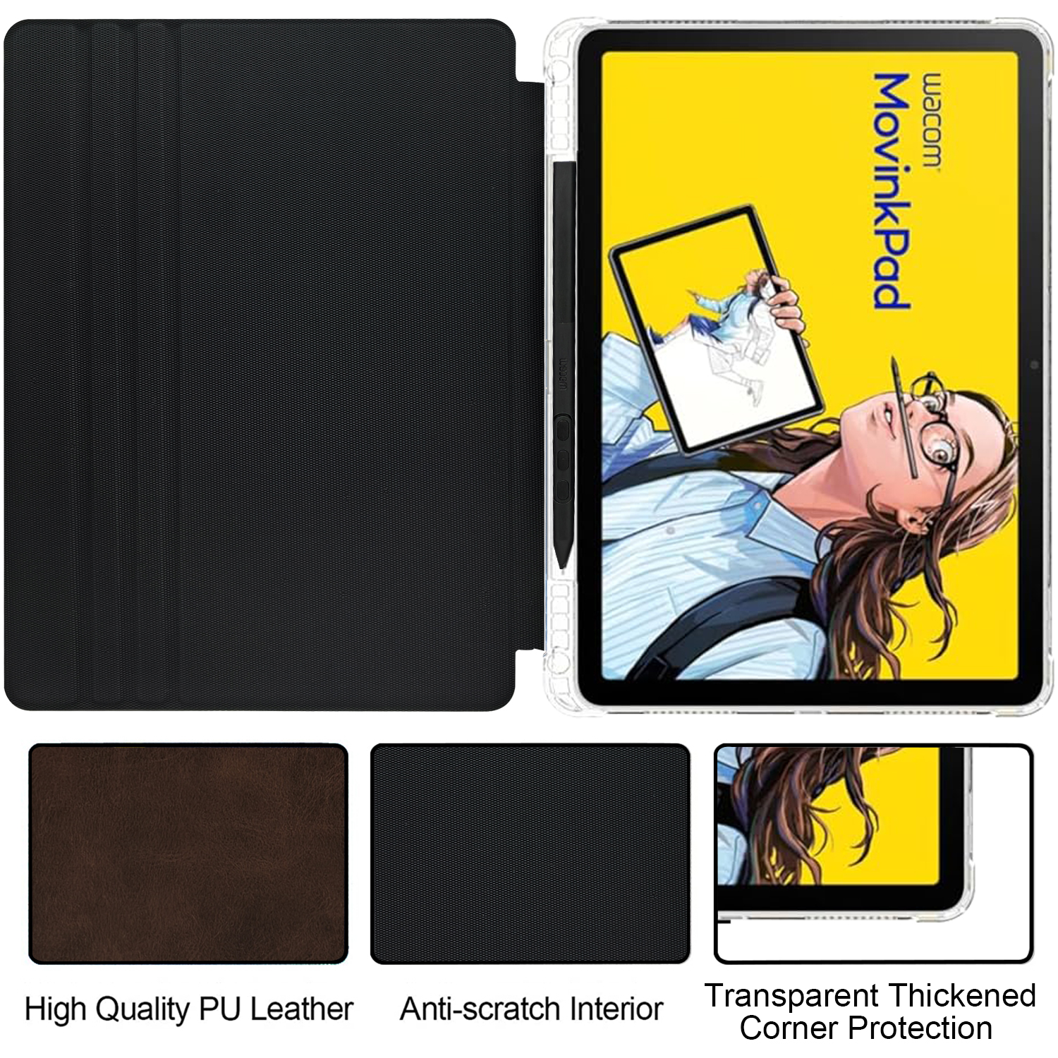 Case for Wacom Movinkpad 11 Ta – обзор и цена Wacom Tablet Accessories