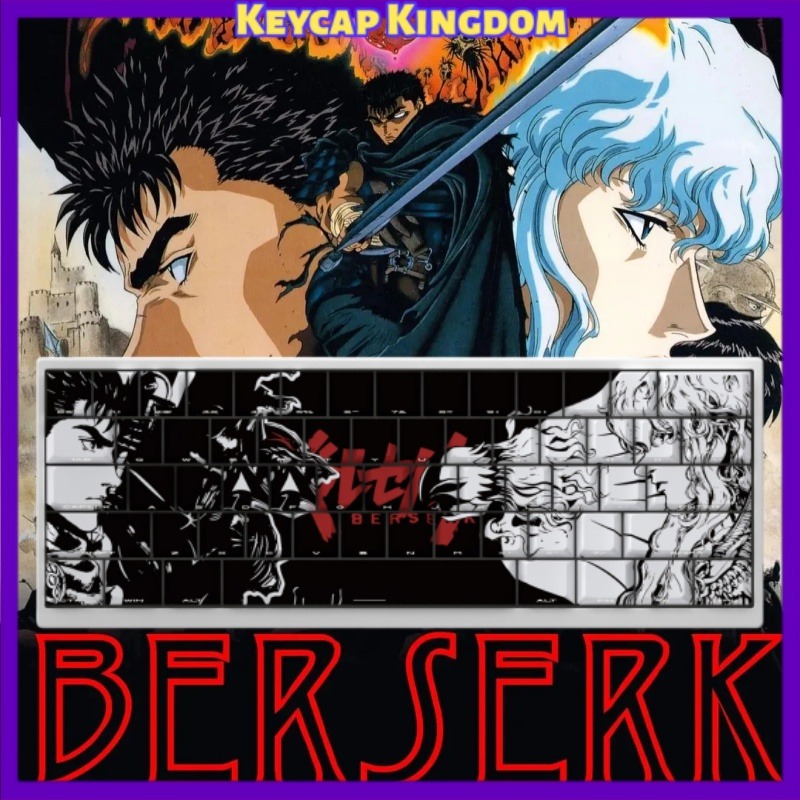 BERSERK Theme Anime Keycap 98  – обзор и цена Tablet Pc Accessories