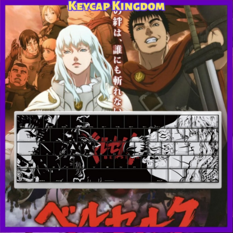 BERSERK Theme Anime Keycap 98  – обзор и цена Tablet Pc Accessories
