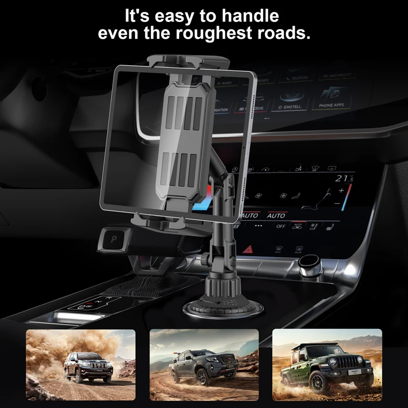 Heavy-Duty Car Cup Holder Tabl – обзор и цена Ram Tablet Accessories