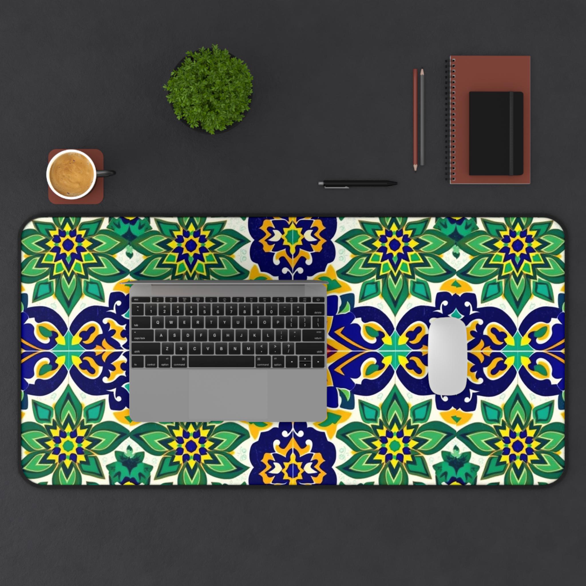 Colorful Floral Table Mat, Sty – обзор и цена Office Table Accessories Unique