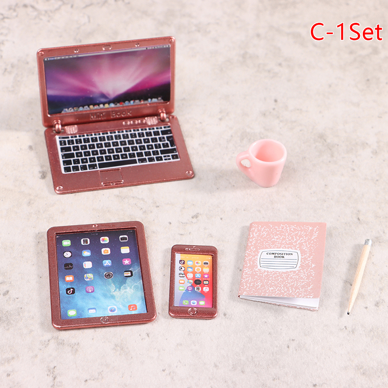 6/7Pcs/Set 1:12 Dollhouse Mini – обзор и цена Tablet Accessories Kids